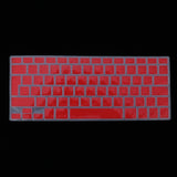 Max German Keyboard Protective Film Cover for Macbook European Version 13/15-Red