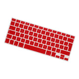 Max German Keyboard Protective Film Cover for Macbook European Version 13/15-Red