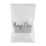 Max German Phonetic Keyboard Protective Film for 13/15inch Macbook   silver gray