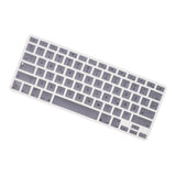 Max German Phonetic Keyboard Protective Film for 13/15inch Macbook   silver gray