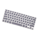 Max German Phonetic Keyboard Protective Film for 13/15inch Macbook   silver gray