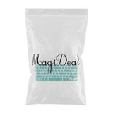 Max German Phonetic Keyboard Protective Film for 13/15inch Macbook   white blue