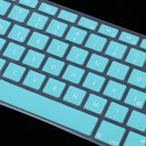 Max German Phonetic Keyboard Protective Film for 13/15inch Macbook   white blue