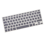 Max Danish 12 Keyboard Protective Film for 13.3 inch 15pro Macbook silver gray