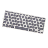 Max Danish 12 Keyboard Protective Film for 13.3 inch 15pro Macbook silver gray
