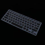Max Spanish Phonetic Keyboard Protective Film Cover for 13 inch Macbook - Black
