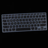 Max Spanish Phonetic Keyboard Protective Film Cover for 13 inch Macbook - Black