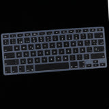 Max Spanish Phonetic Keyboard Protective Film Cover for 13 inch Macbook - Black