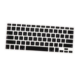 Max Spanish Phonetic Keyboard Protective Film Cover for 13 inch Macbook - Black