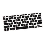 Max Spanish Phonetic Keyboard Protective Film Cover for 13 inch Macbook - Black