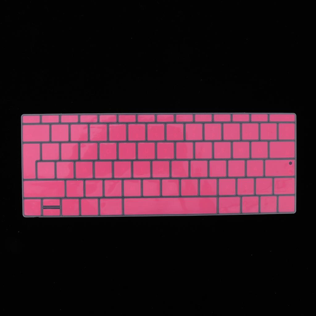 Max Spanish Phonetic Keyboard Protective Film for 12 inch Macbook pink