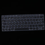 Max Spanish Phonetic Keyboard Protective Film for 12 inch Macbook black