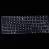 Max Spanish Phonetic Keyboard Protective Film for 12 inch Macbook black