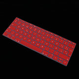 Max Spanish Phonetic Keyboard Protective Film for 12 inch Macbook red