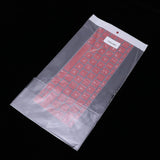 Max Spanish Phonetic Keyboard Protective Film for 12 inch Macbook red