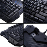 Max 3 Colors Backlit Gaming Keyboard with Fire Cracks Pattern Black With Fire Cracks