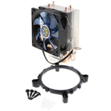 Max Quiet CPU Cooling Fan 4 Pin Wire 12 LED RGB CPU Cooler Heatsink Blue
