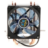 Max Quiet CPU Cooling Fan 4 Pin Wire 12 LED RGB CPU Cooler Heatsink Blue