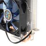 Max Quiet CPU Cooling Fan 4 Pin Wire 12 LED RGB CPU Cooler Heatsink Blue