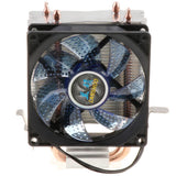 Max Quiet CPU Cooling Fan 4 Pin Wire 12 LED RGB CPU Cooler Heatsink Blue
