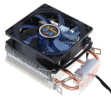 Max Quiet CPU Cooling Fan 4 Pin Wire 12 LED RGB CPU Cooler Heatsink Blue