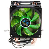 Max Dual-Tower Quiet CPU Cooling Fan 4 Pin Wire 12 LED RGB CPU Cooler Green