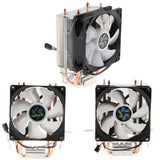 Max 90mm Quiet Computer CPU Cooling Fan 3Pins Wire LED CPU Cooler 1