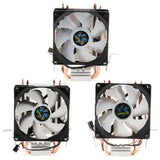 Max 90mm Quiet Computer CPU Cooling Fan 3Pins Wire LED CPU Cooler 1