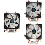 Max 90mm Quiet Computer CPU Cooling Fan 3Pins Wire LED CPU Cooler 1