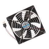 Max Mini TV Box Router Cooling Fan Silent 140mm 5V USB Power Quiet Cooler 14cm