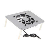 Max 120mm 5V USB Silent Cooling Fan Fit for Router/Set-top Box Universal Silver