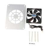 Max 120mm 5V USB Silent Cooling Fan Fit for Router/Set-top Box Universal Silver