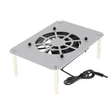 Max 120mm 5V USB Silent Cooling Fan Fit for Router/Set-top Box Universal Silver
