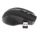 Max Laptop Wireless Mouse with USB Nano Receiver Fast Scroll Mobile Mouse Black