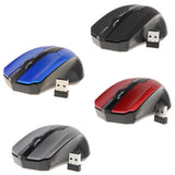 Max Laptop Wireless Mouse with USB Nano Receiver Fast Scroll Mobile Mouse Black