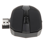 Max Laptop Wireless Mouse with USB Nano Receiver Fast Scroll Mobile Mouse Black