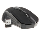 Max Laptop Wireless Mouse with USB Nano Receiver Fast Scroll Mobile Mouse Black