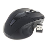 Max Laptop Wireless Mouse with USB Nano Receiver Fast Scroll Mobile Mouse Black