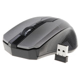 Max Laptop Wireless Mouse with USB Nano Receiver Fast Scroll Mobile Mouse Gray