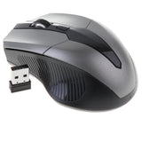Max Laptop Wireless Mouse with USB Nano Receiver Fast Scroll Mobile Mouse Gray