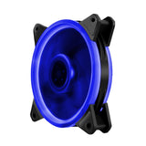Max 12CM LED Computer Case Cooling Fan for PC Blue Light Loop