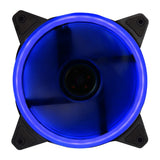 Max 12CM LED Computer Case Cooling Fan for PC Blue Light Loop