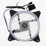 Max 12CM LED Computer Case Cooling Fan for PC Blue Light Loop