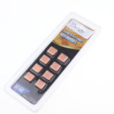 Max 8 Pieces Adhesive Back Copper Heatsink VGA GPU RAM Memory Chipset Cooler