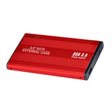 Max USB3.0 Hard Disk Box Case USB SATA SSD HDD External Enclosure 2.5inch Red