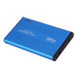 Max USB3.0 Hard Disk Box Case USB SATA SSD HDD External Enclosure 2.5inch Blue