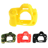 Max Silicone Case Cover Skin for Canon 80D Digital Camera Protector Yellow
