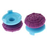 Maxbell 2pcs Thumb Stick Grip Caps Extender for Sony PS4/PS4 slim/PS4 Pro Controller Purple and Blue