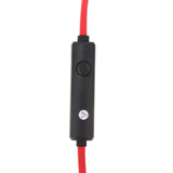 Max In-Ear Wired Stereo Game and Video Headset with Detachable Microphone red