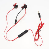 Max In-Ear Wired Stereo Game and Video Headset with Detachable Microphone red